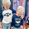 Cool Bat L/S Bodysuit, White - Shirts - 3