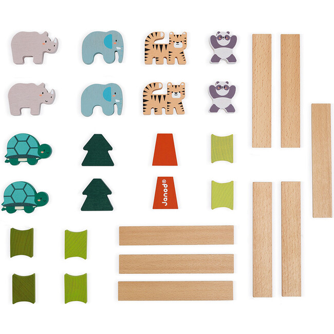 Wooden Balancing Animals Game (in Partnership with WWF®) - Games - 2