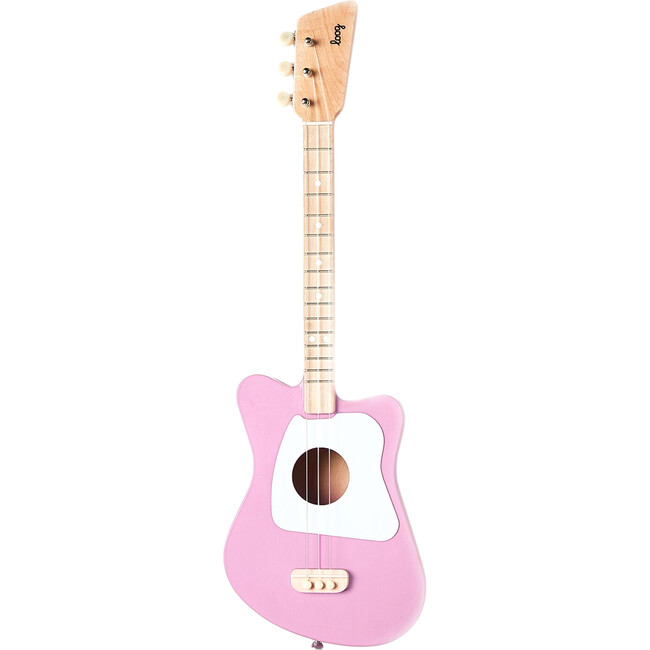 Mini 3-String Guitar, Pink - Musical - 1