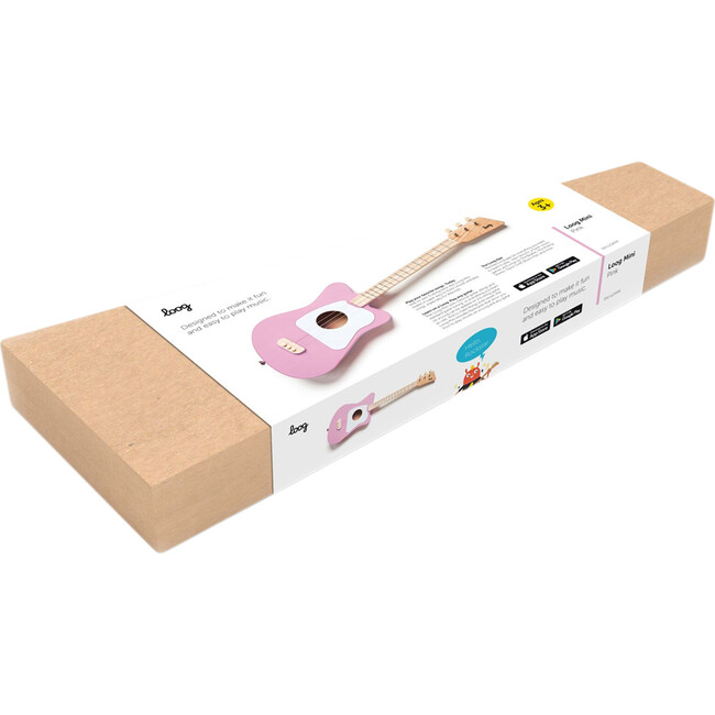 Mini 3-String Guitar, Pink - Musical - 6