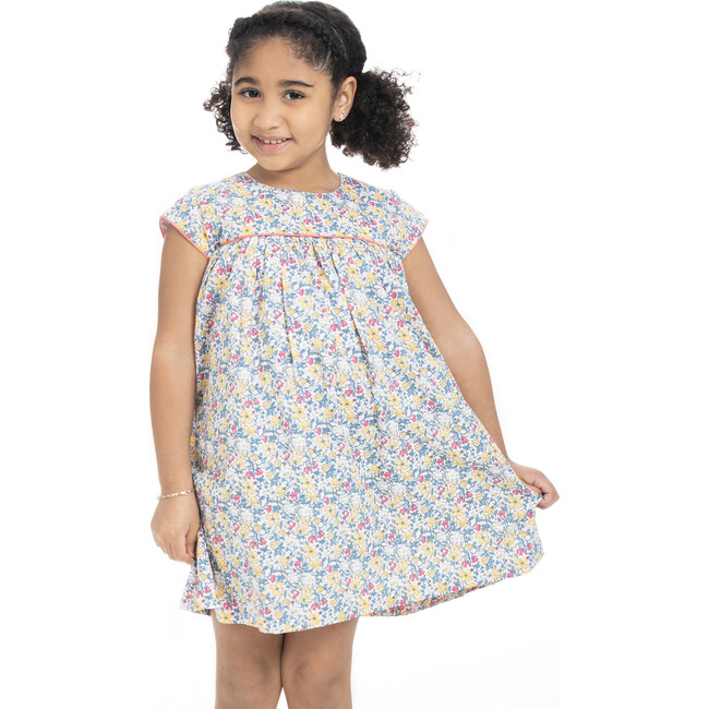 Charlotte Dress, Highgrove Garden Pink - Dresses - 2