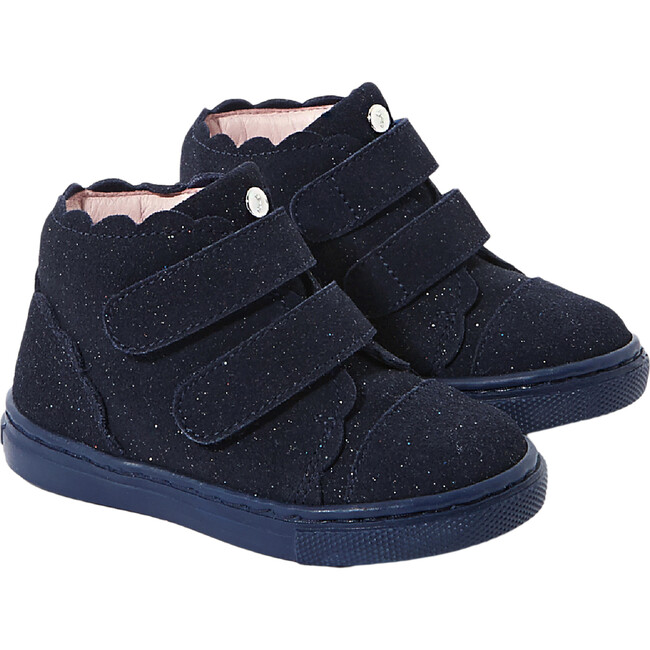 Baby High Top Tennis Shoes, Blue