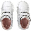 Baby High Top Tennis Shoes, Silver - Flats - 5