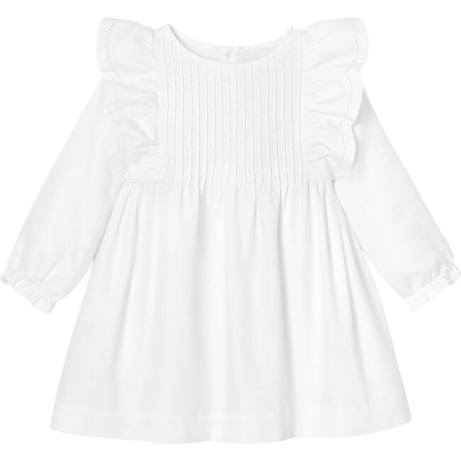 Toddler Formal Dress, White - Dresses - 1