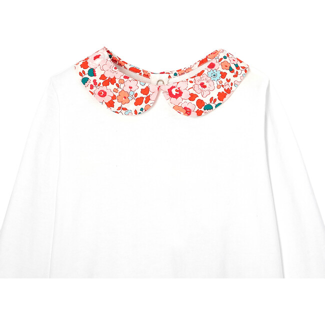 Long-Sleeve T-Shirt, White - Tees - 3