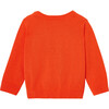 Toddler Intarsia Bear Sweater, Orange - Sweaters - 5