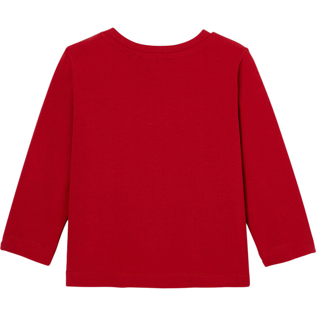 Toddler Long-Sleeved T-Shirt, Ruby Red