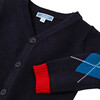 Toddler Cardigan, Navy Blue - Cardigans - 4
