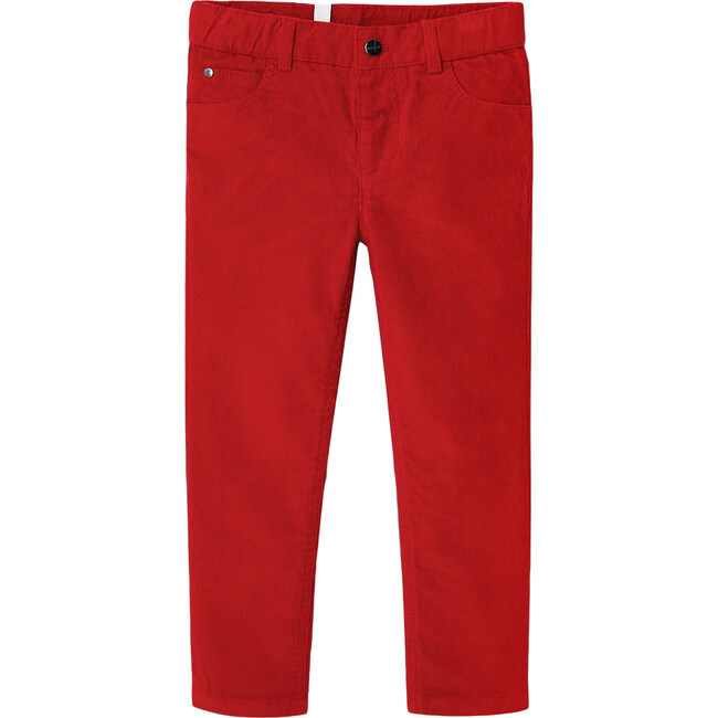 Corduroy Pants, Ruby Red