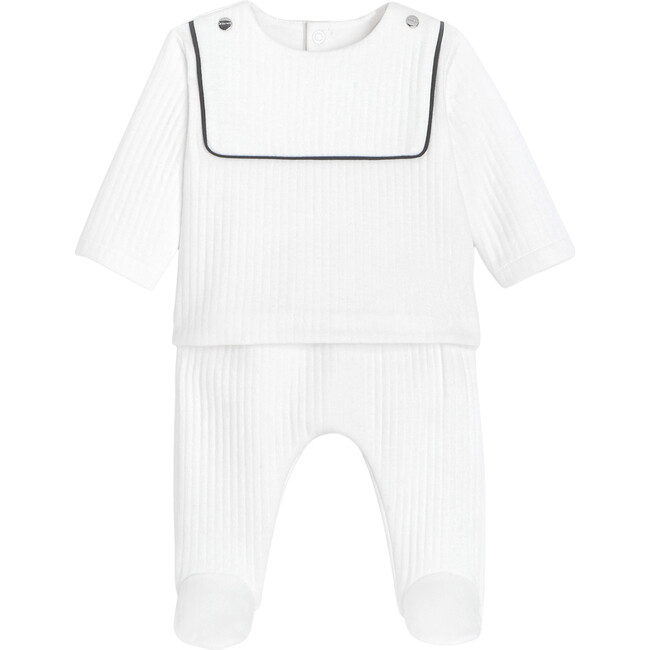 Baby Pants Set, White - Mixed Apparel Set - 1