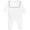 Baby Pants Set, White - Mixed Apparel Set - 1 - thumbnail