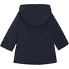 Toddler Coat, Navy Blue & White - Jackets - 2