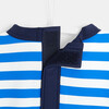 Toddler Uv Protection Swim Set, White & Blue - Two Pieces - 4
