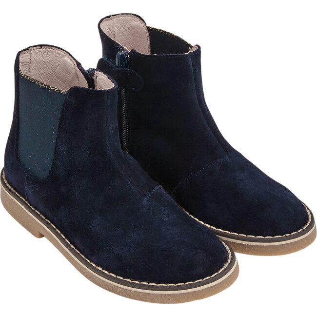 Chelsea Boots, Navy Blue