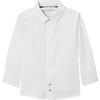 Toddler Oxford Shirt, White - Shirts - 1 - thumbnail