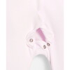 Baby Loop Velvet Footed Pajamas, Pale Pink - Pajamas - 4