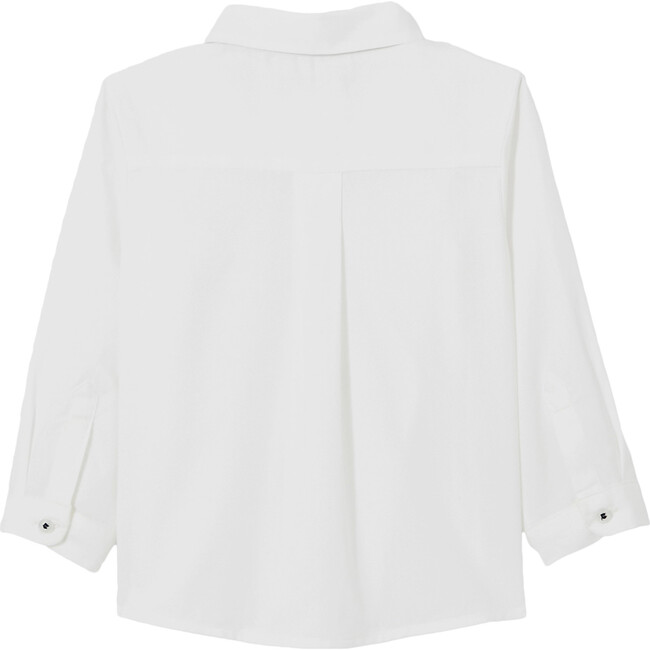 Toddler Oxford Shirt, White - Shirts - 2