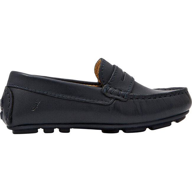 Moccasins, Navy Blue - Flats - 2
