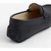 Moccasins, Navy Blue - Flats - 3