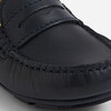 Moccasins, Navy Blue - Flats - 6