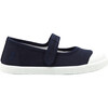 Canvas Mary Janes, Navy Blue - Mary Janes - 1 - thumbnail