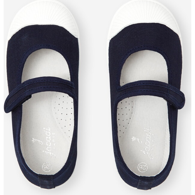 Canvas Mary Janes, Navy Blue - Mary Janes - 4