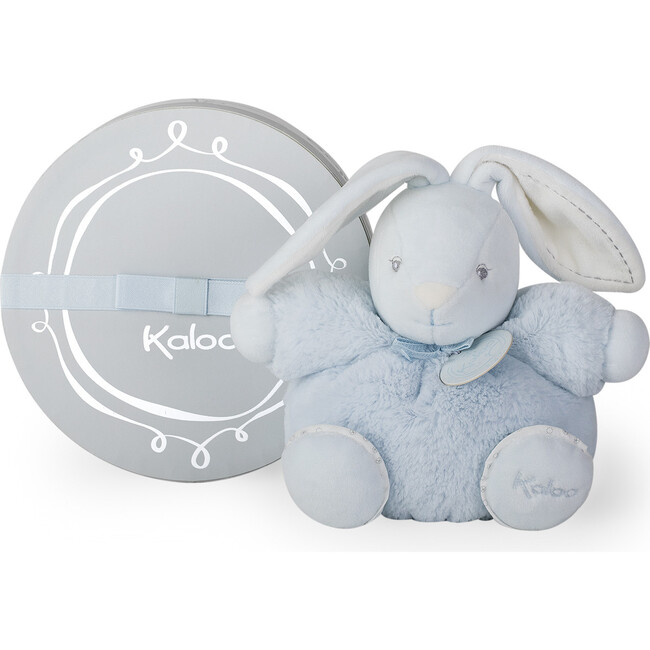 Perle Small Chubby Rabbit, Blue - Plush - 1