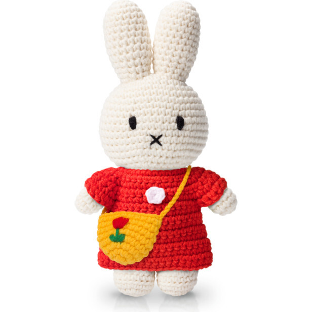Miffy and her Red Dress + Tulip Bag - Dolls - 1