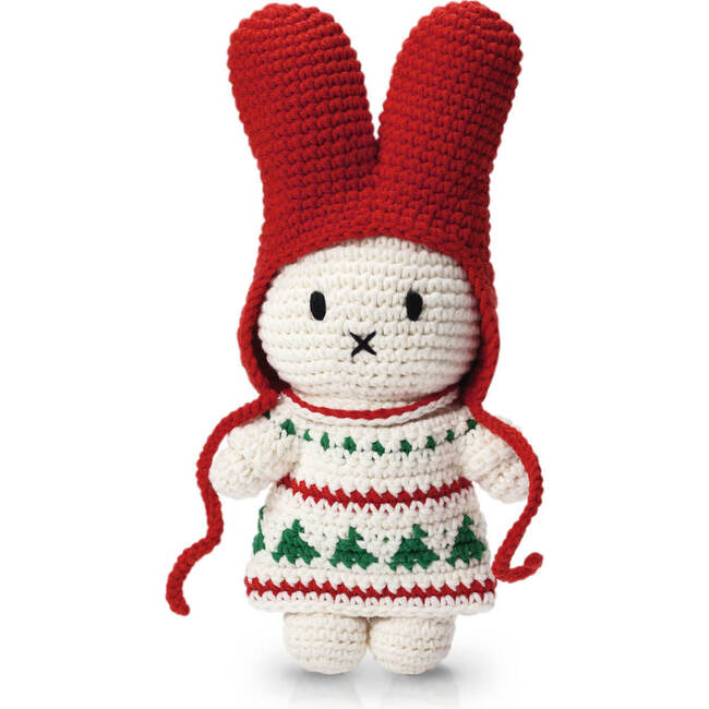 Miffy and her Christmas Dress + Red Hat