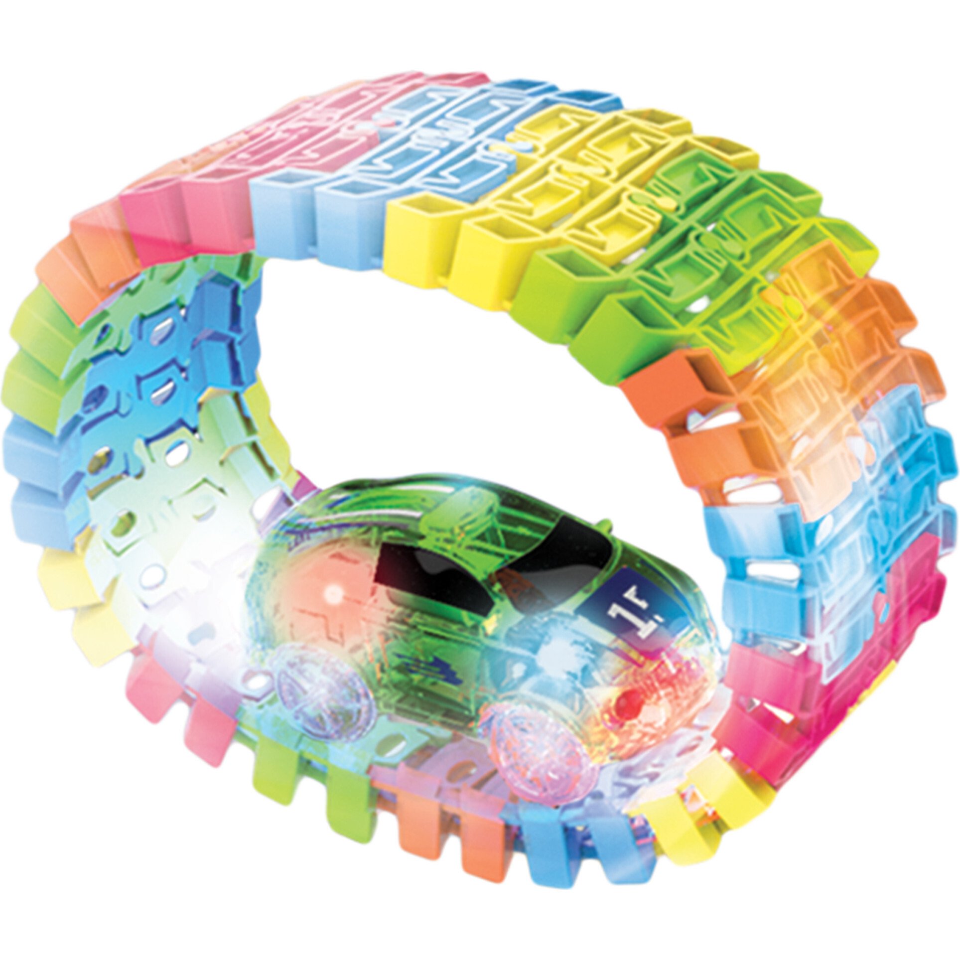 Neon Glow Twister Tracks, Race Series - Transportation - 1