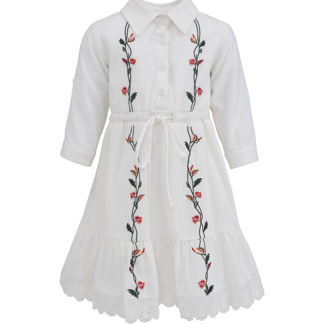 Mini Juno Embroidered Dress - Dresses - 1