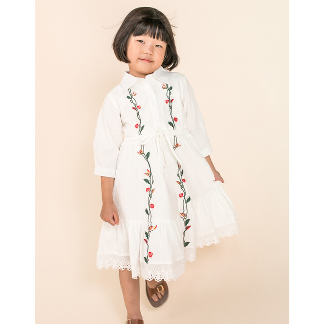 Mini Juno Embroidered Dress - Dresses - 2
