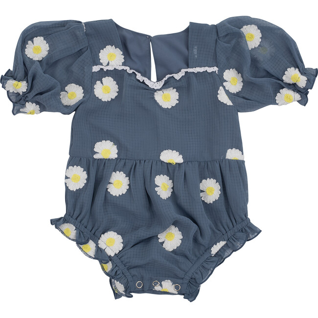 Baby Daisy Embroidered Romper - Onesies - 1