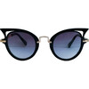 Black Cat Sunnies, Black - Sunglasses - 1 - thumbnail