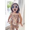 Cute Ghost Alina Round Gold Sunnies, White - Sunglasses - 2