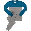 Merino Wool Thermal Long Johns, Pacific - Loungewear - 1 - thumbnail