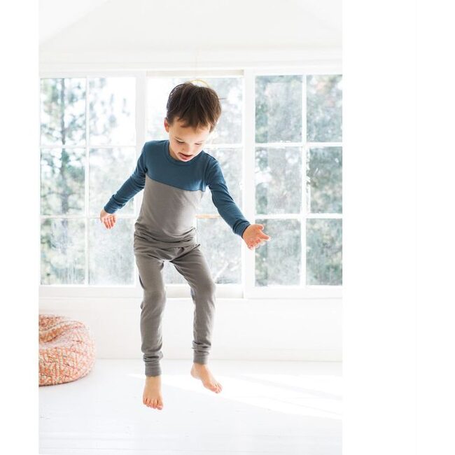 Merino Wool Thermal Long Johns, Pacific - Loungewear - 4