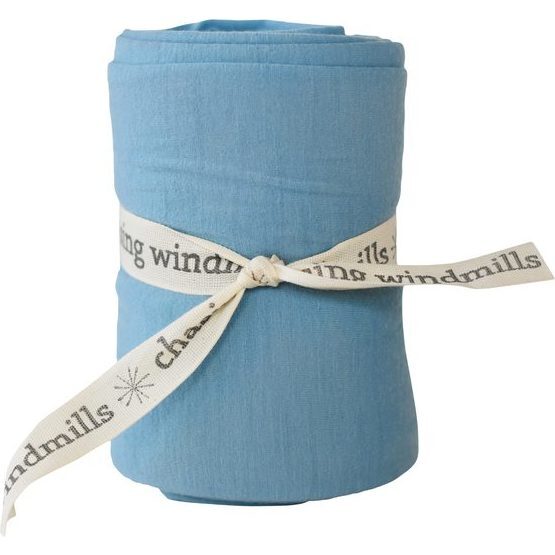 Merino Wool Swaddle Blanket, Blue - Swaddles - 1