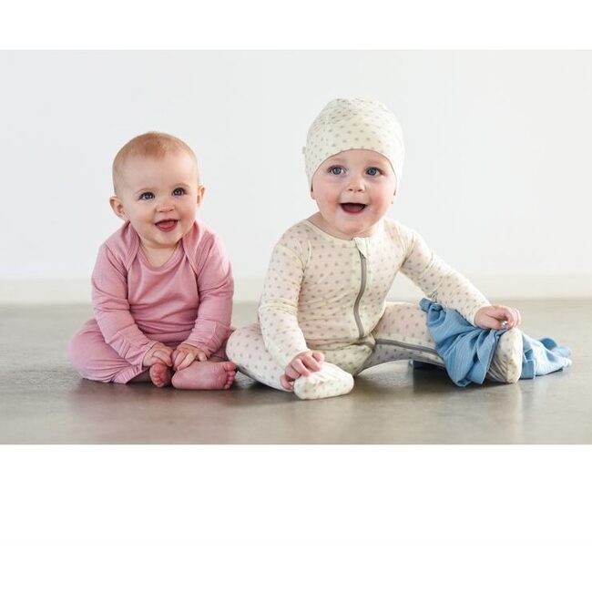 Merino Wool Snuggle Gown, Rose Tan - Onesies - 2