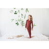 Merino Wool Long Johns, Rust Stripe - Loungewear - 4