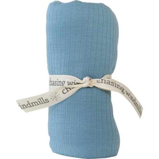 Merino Wool Companion Blanket, Blue