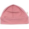 Merino Wool Ribbed Beanie, Rose Tan - Hats - 1 - thumbnail
