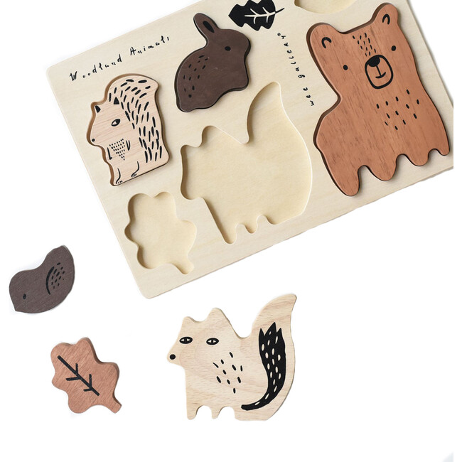 Wooden Tray Puzzle, Woodland Animals - Wooden Puzzles - 2