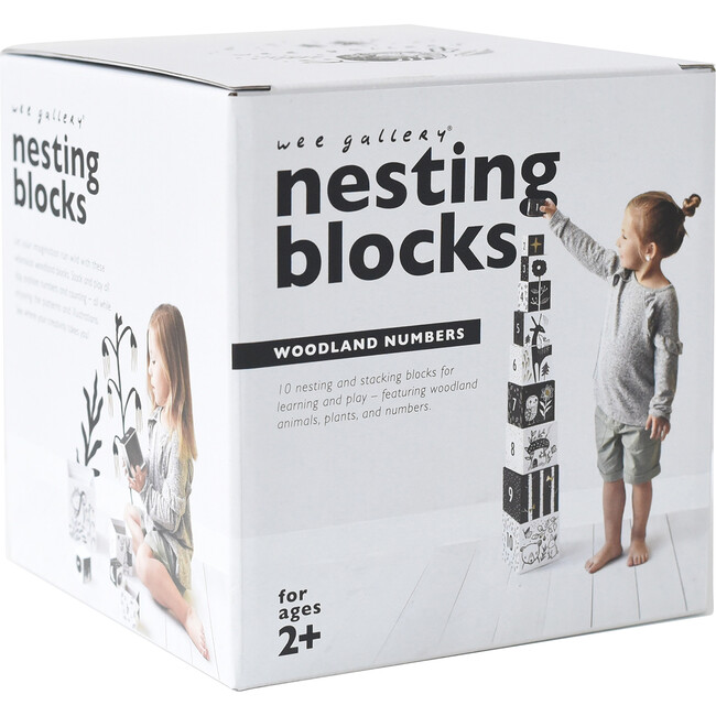 Nesting Blocks, Woodland Number - Blocks - 1 - zoom