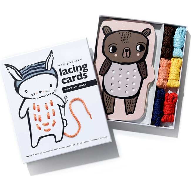 Baby Animal Lacing Cards - Arts & Crafts - 1