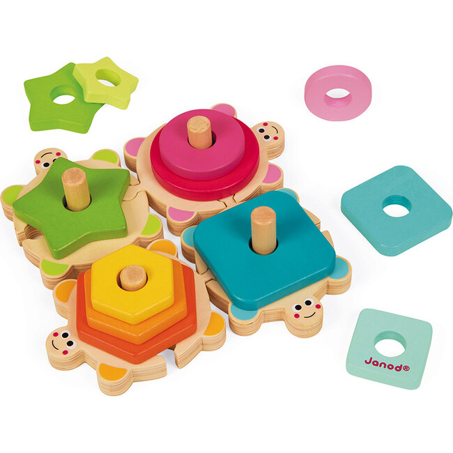 I Wood Stackable Turtles - Games - 1