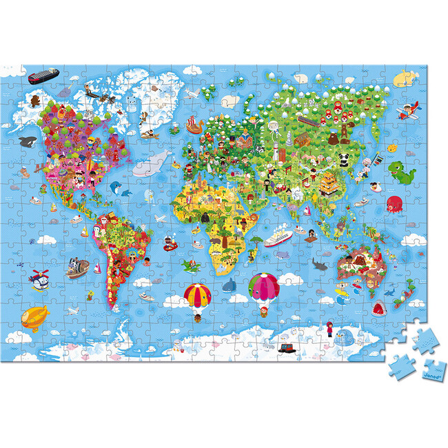 World Giant Puzzle, 300 Pieces - Puzzles - 2