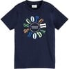 Logo T-Shirt, Navy - Tees - 1 - thumbnail