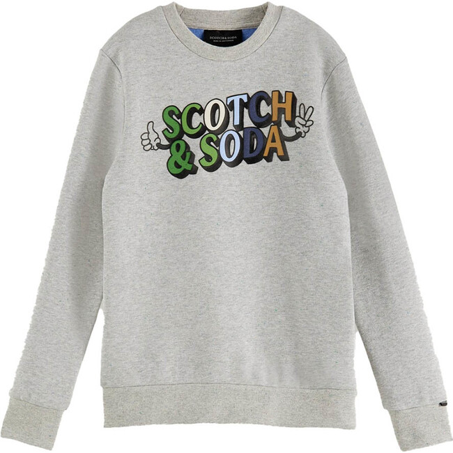 Logo Sweater, Grey