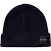 Logo Beanie, Navy - Hats - 1 - thumbnail